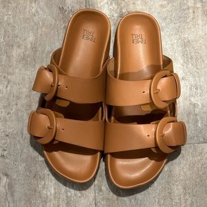 Cognac fashion sandal